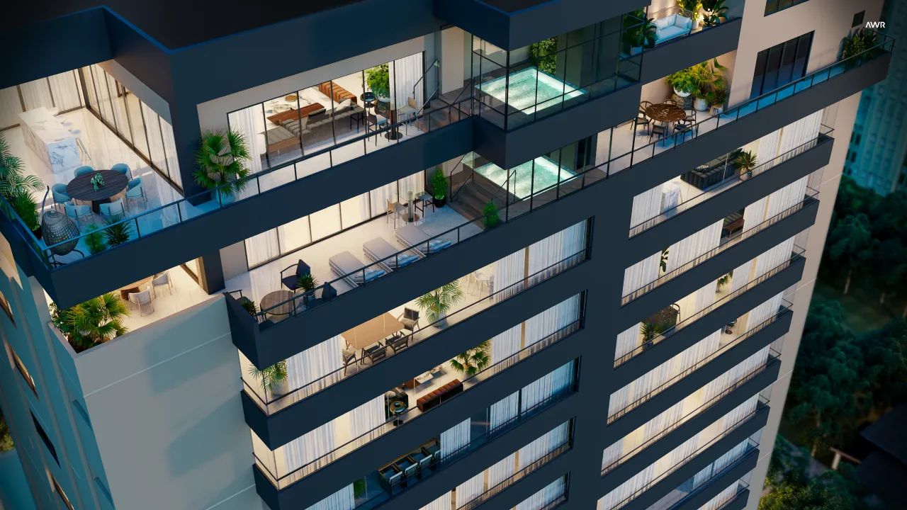 Penthouse Cobertura de Luxo à Venda no Imperador Iskandar Lourenzzo – 486 m² com Piscina Privativa
