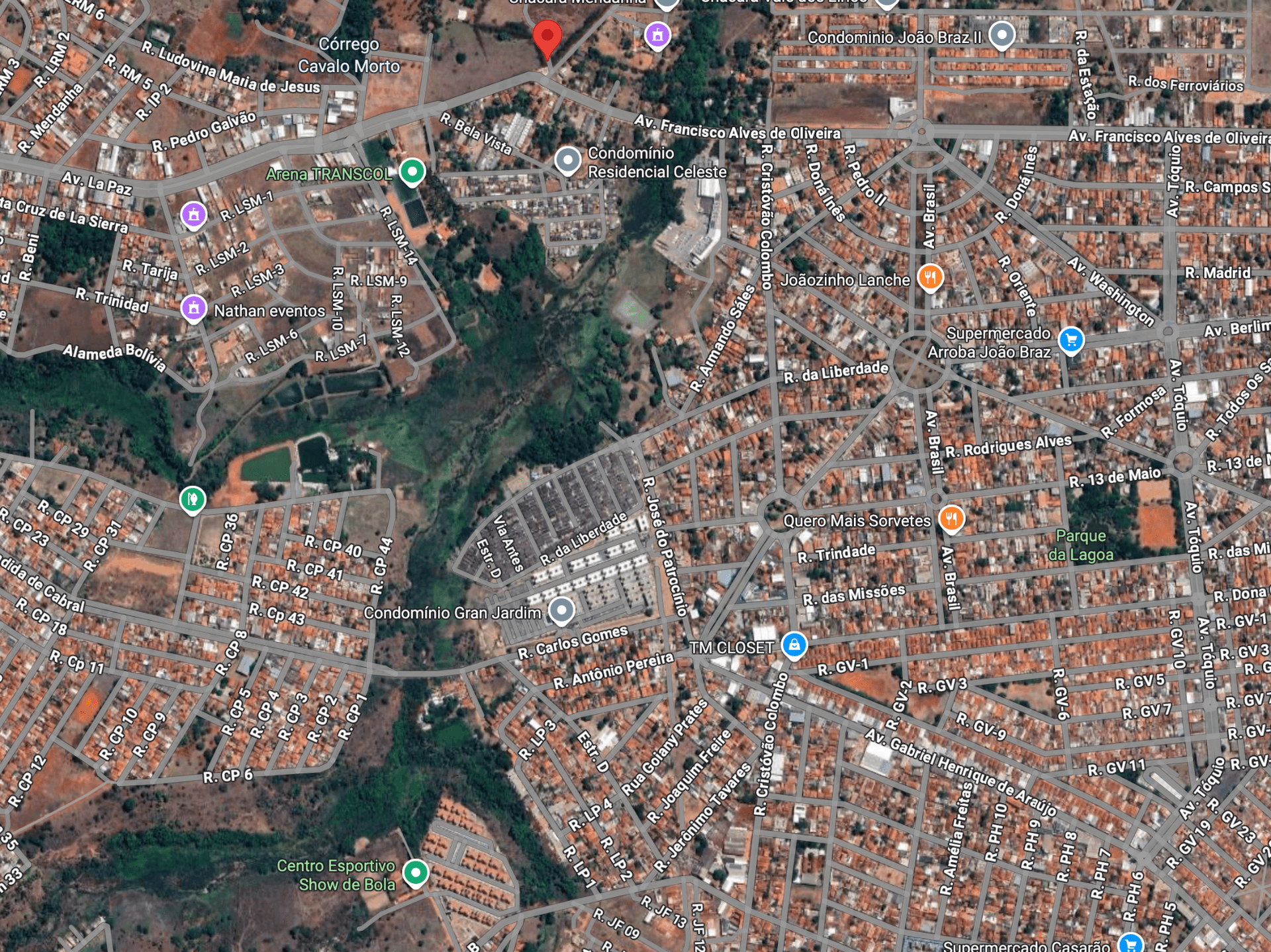 Terreno à Venda com 59.700 m² – junto a Av. Francisco Alves de Oliveira continuação da Avenida Leste-Oeste